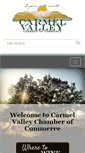 Mobile Screenshot of carmelvalleychamber.com